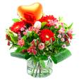 Valentine's Day flowers and roses - Bouquet Valentine's day