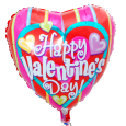 Ballonnen - Foil balloon colorful stripes