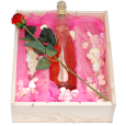 Wijn - champagne cadeaus - Prosecco rose with candy hearts