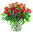 Valentine's Day flowers and roses - Bouquet of red roses
